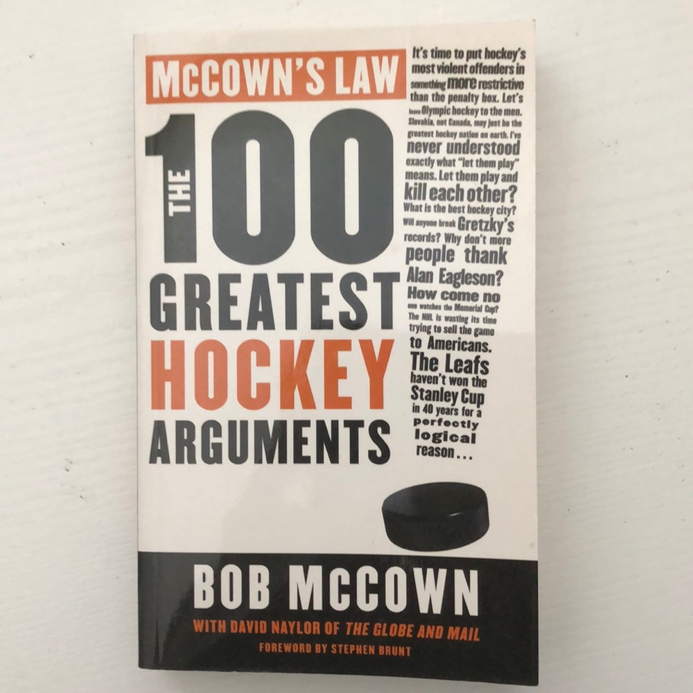 The 100 Greatest Hockey Arguments - Bob McCown